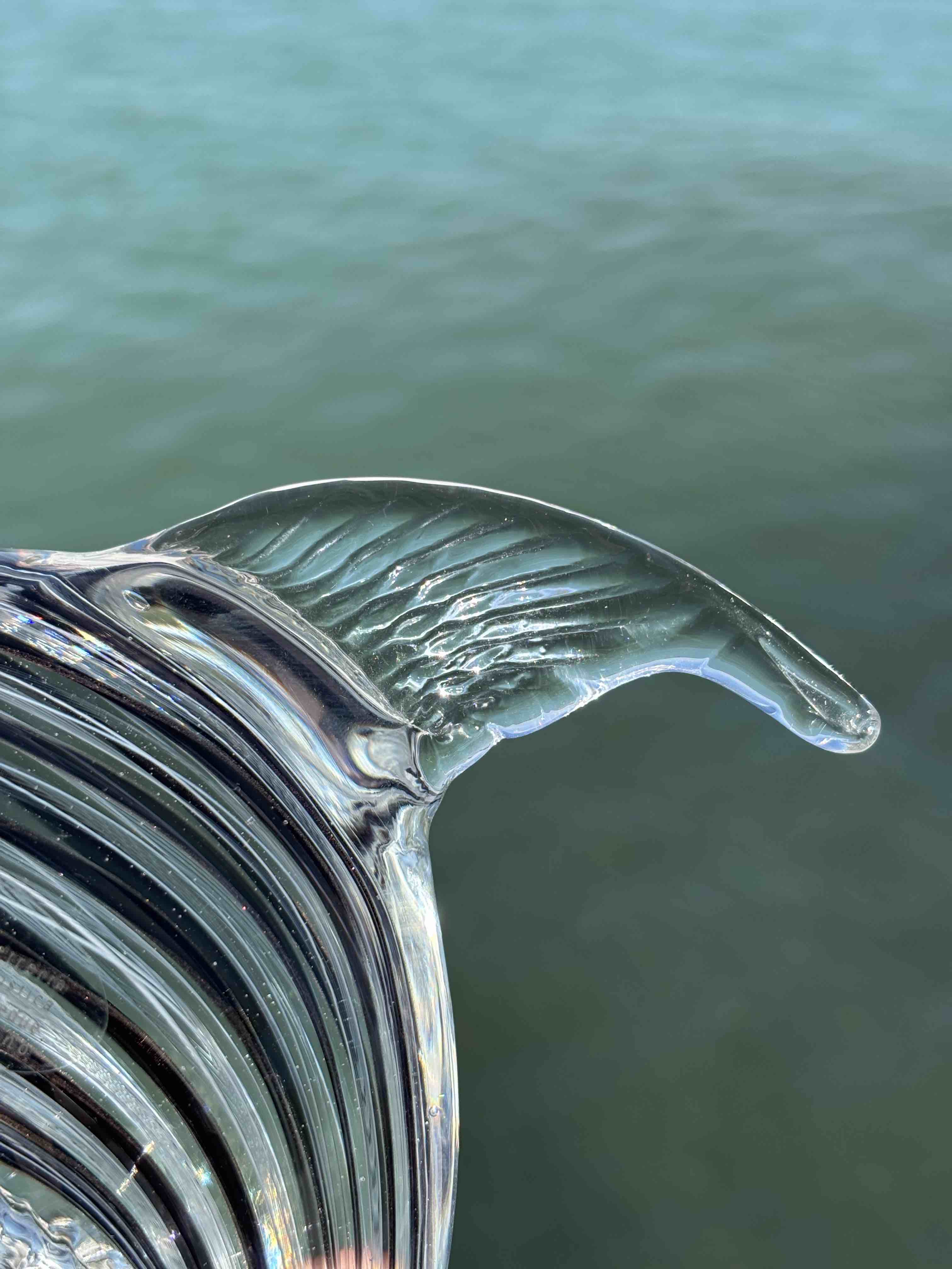 Delfino in autentico vetro di Murano