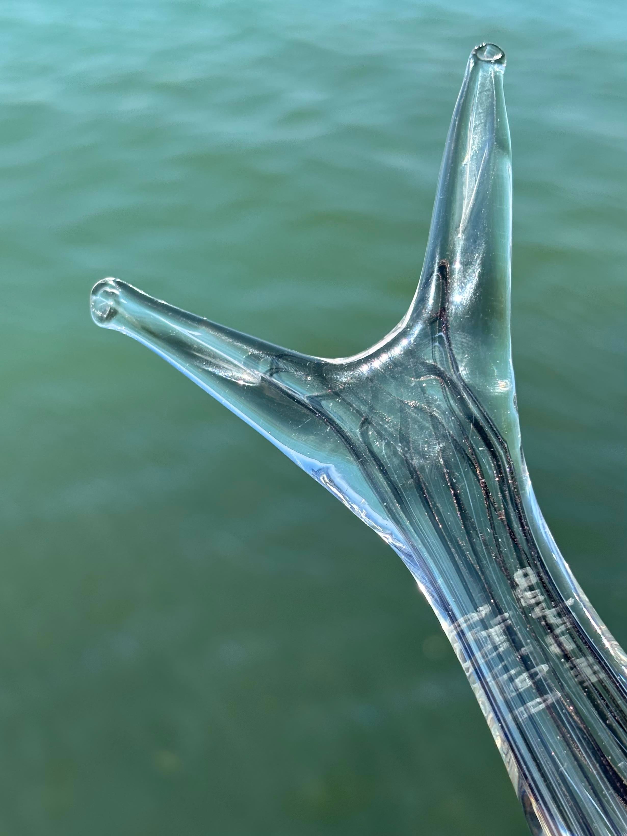 Delfino in autentico vetro di Murano